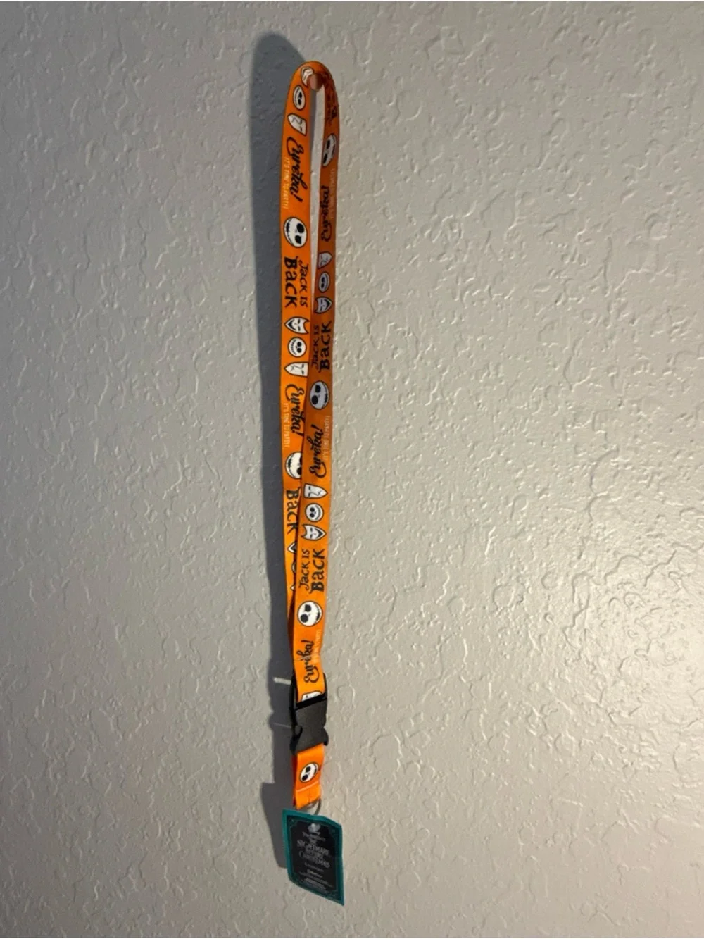 Disney’s Nightmare Before Christmas Lanyard With Repeating Jack Skellington face